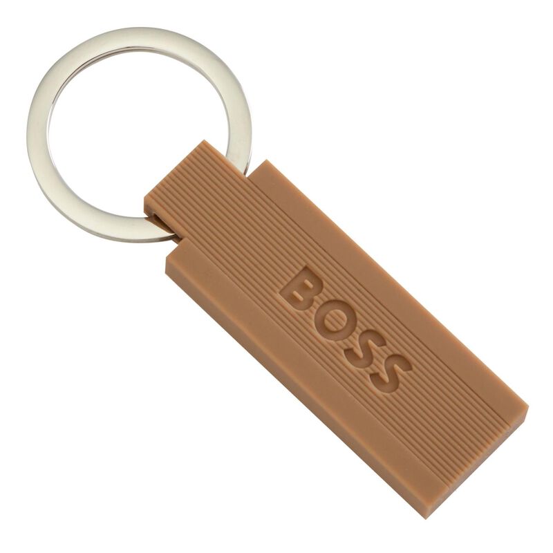 Hugo Boss Key Ring Edge Iconic Camel image number 1