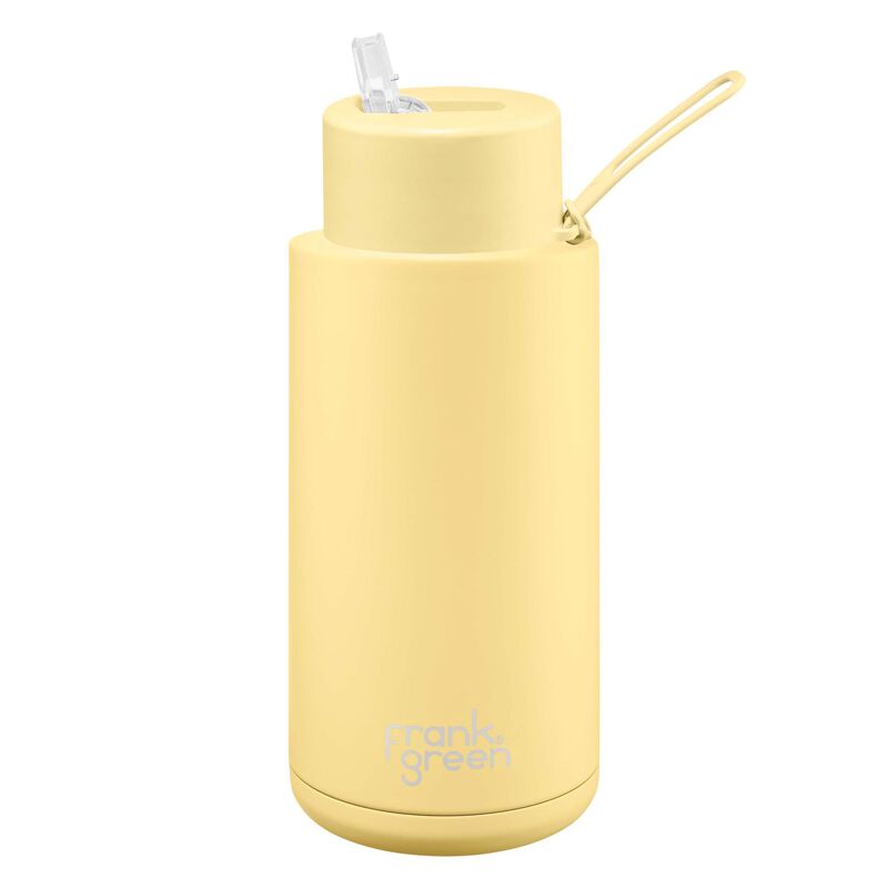 frank green 34oz Ceramic Reusable Bottle with Straw image number 0