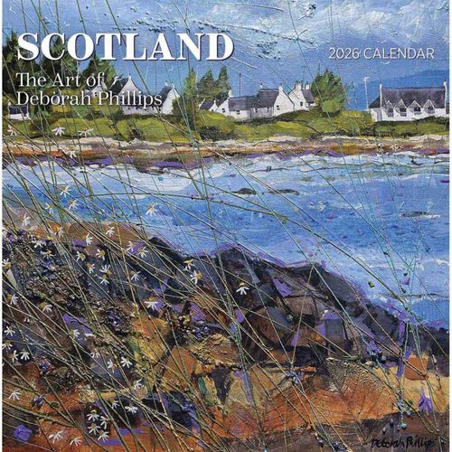 Pomegranate Scotland 2026 Wall Calendar