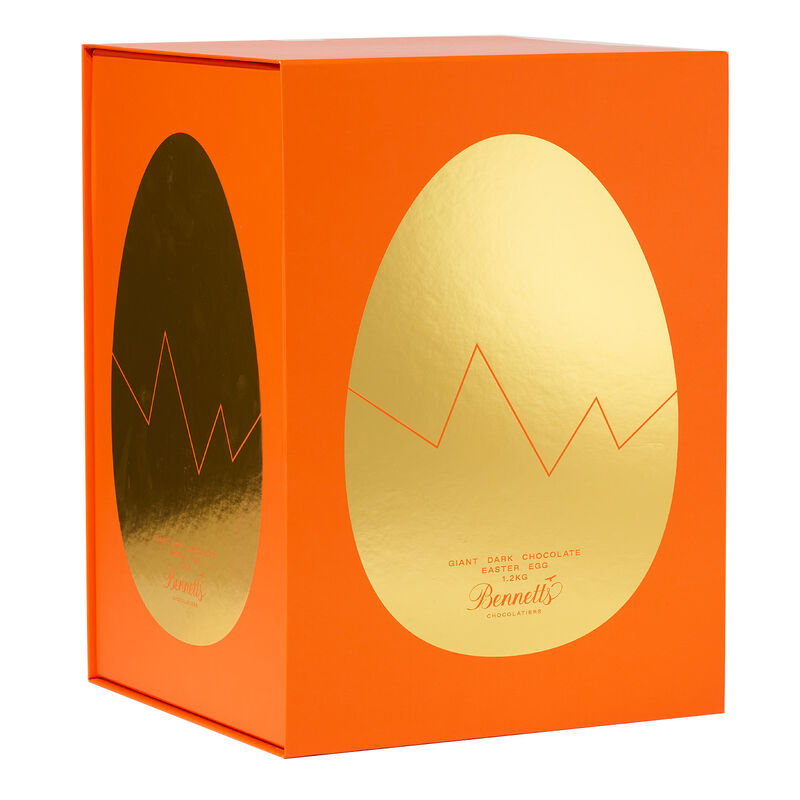 Bennetts of Mangawhai Giant Dark Chocolate Easter Egg 1.2kg image number 0