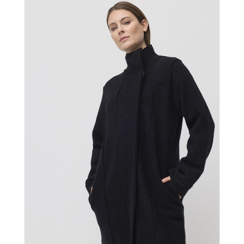 Marco Polo Collared Boiled Wool Coat image number 1