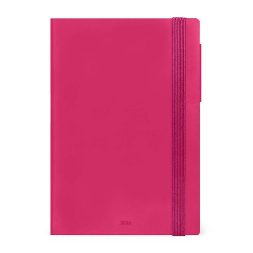 Legami 2026 Daily Diary Medium Raspberry