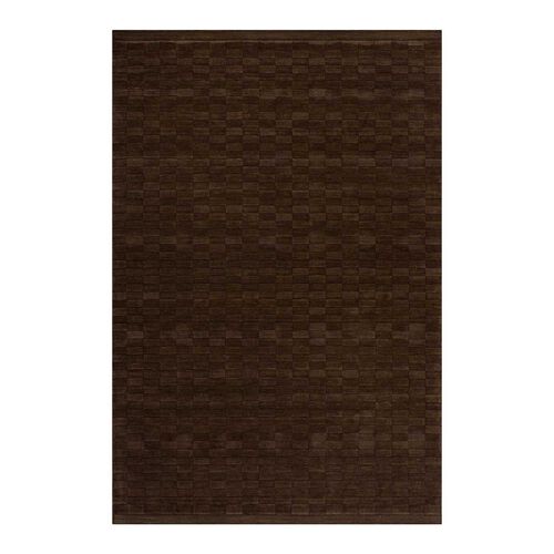 Hugo (100% Nz Wool) Floor Rug - Espresso 200X300cm