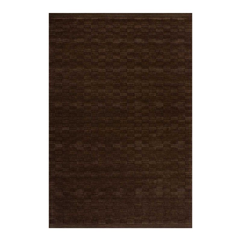 Hugo (100% Nz Wool) Floor Rug - Espresso 200X300cm image number 0