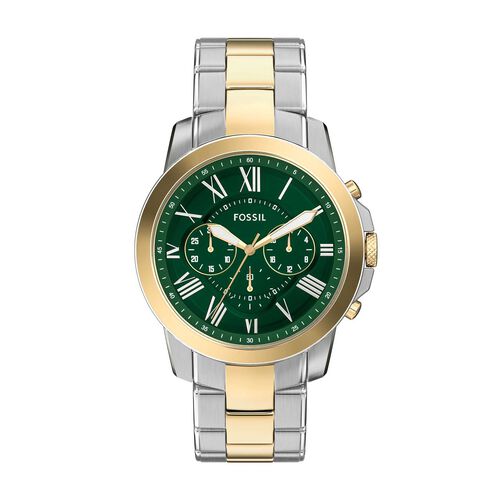 Fossil Grant Chronograph Two-Tone Stainless Steel Watch FS6131