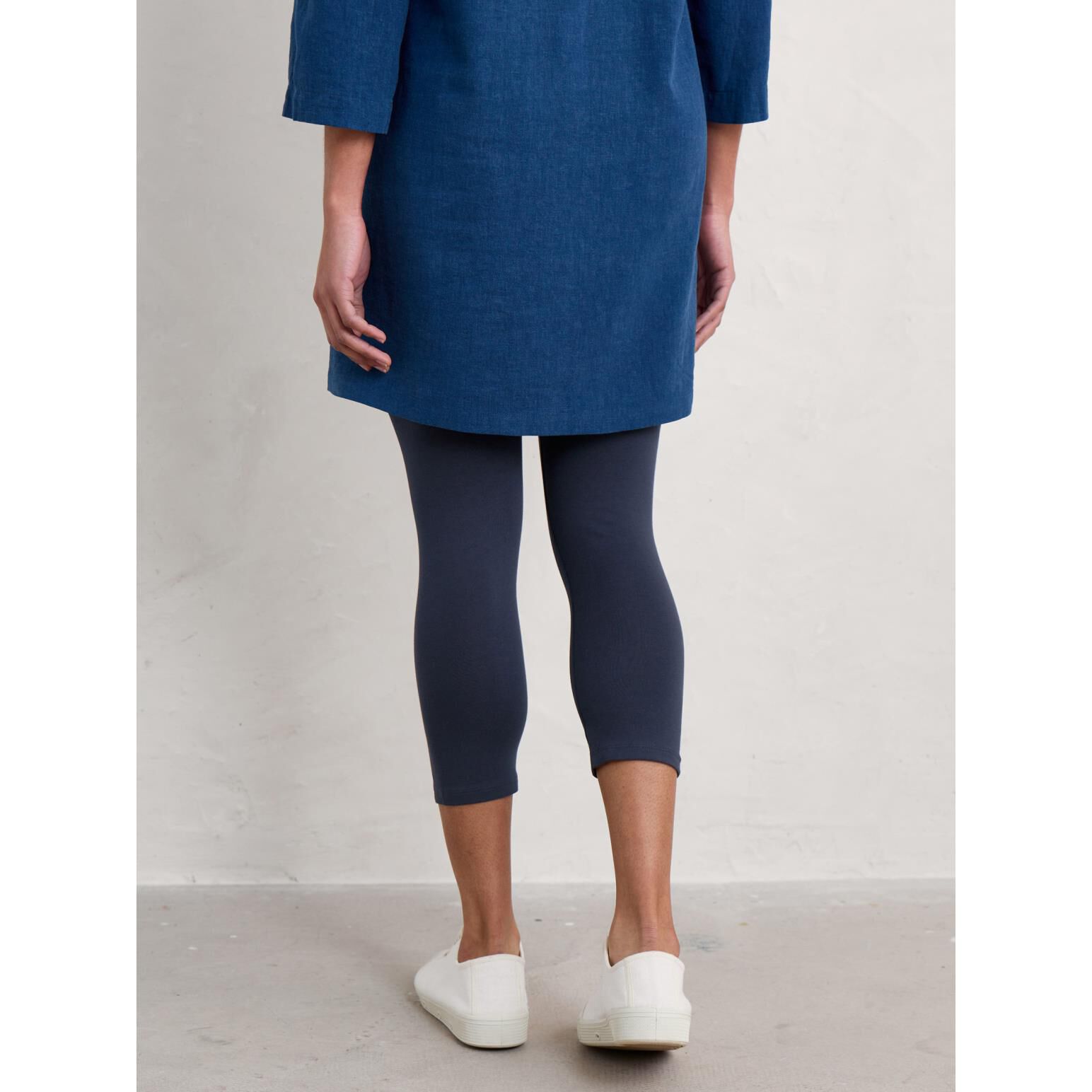 Seasalt Cornwall Charming Cropped Leggings Midnight Ballantynes Department Store