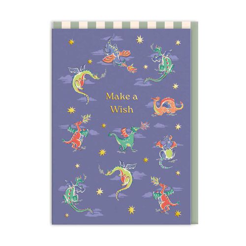 Cath Kidston Make A Wish Dragons Card