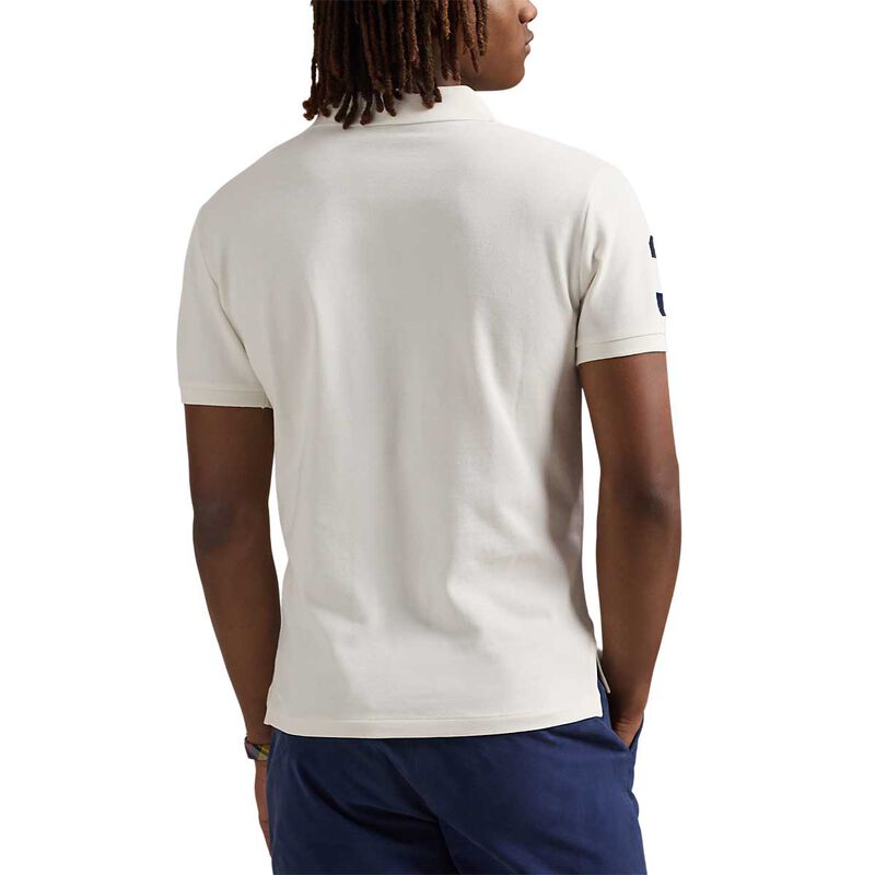 Polo Ralph Lauren Custom Slim Fit Big Pony Mesh Polo Shirt image number 1