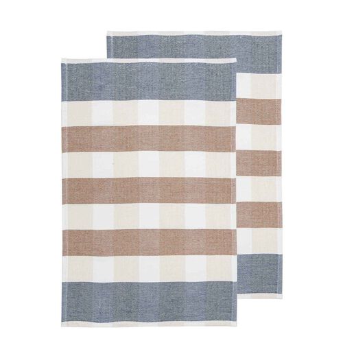 Ladelle Bailie Terry Terracotta 2Pk Kitchen Towel