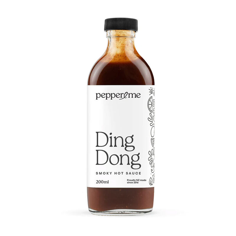 Pepper & Me Ding Dong Smoky Hot Sauce Jar 200ml image number 0
