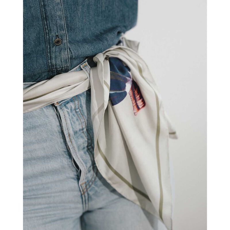 Artifact Pomona Grove Square Silk Scarf image number 3