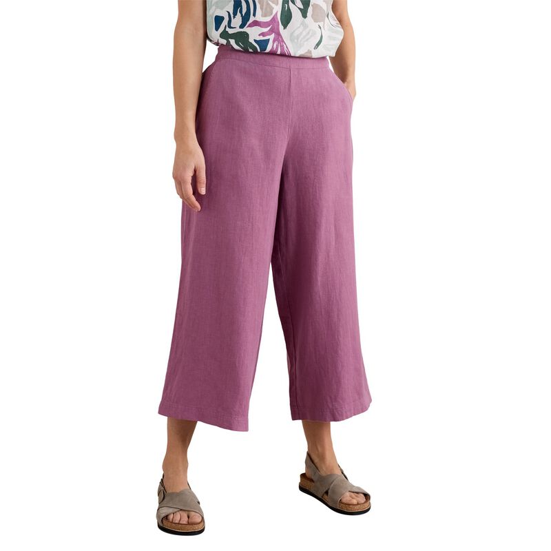 Seasalt Cornwall Merrivale Culottes Thistle image number 0
