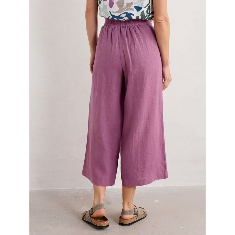 Seasalt Cornwall Merrivale Culottes Thistle image number 1
