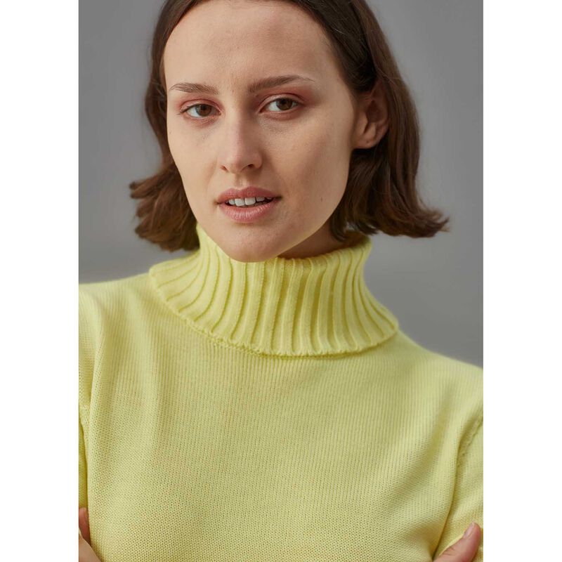Standard Issue Merino Crop Funnel Neck Jumper image number 1