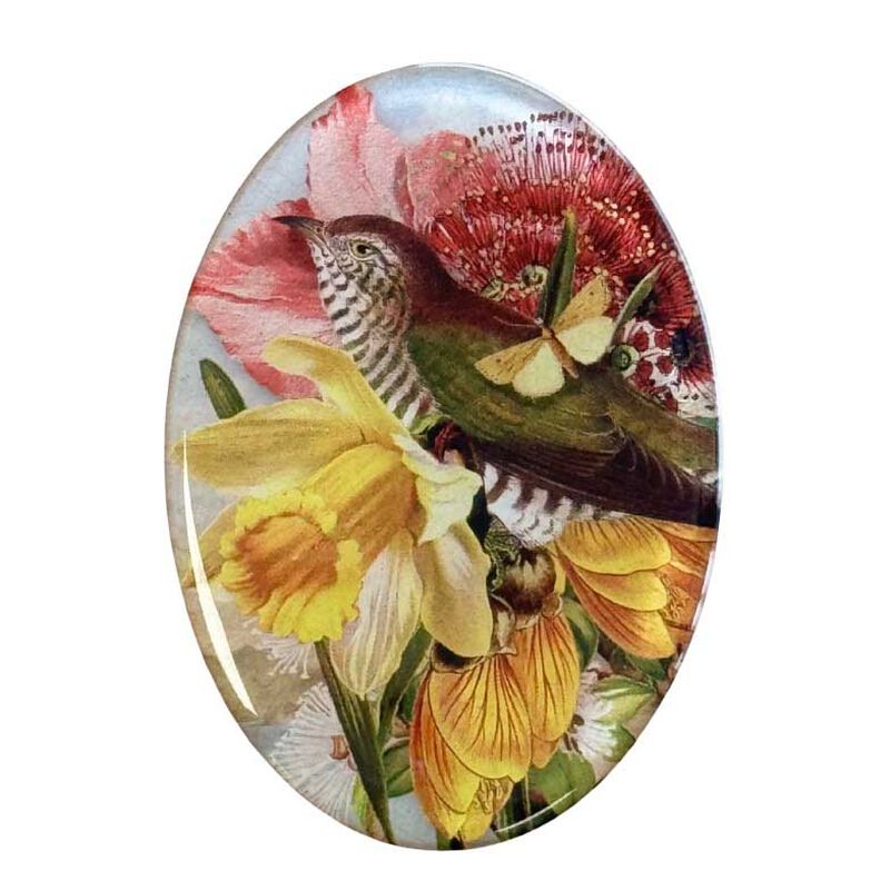 Tanya Wolfkamp Fridge Magnet - Vintage - Cuckoo image number 0