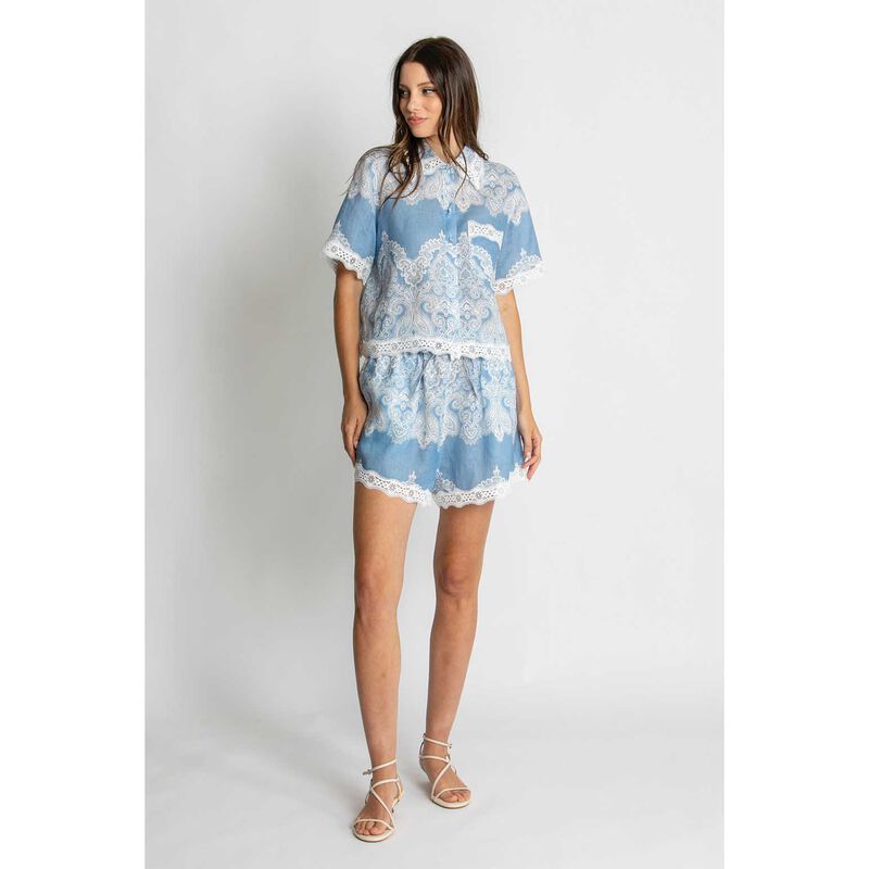 KACHEL Isla Lace Trim Short image number 3