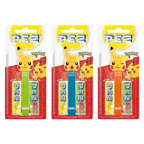PEZ Pokémon Assorted Candy Dispenser 17g