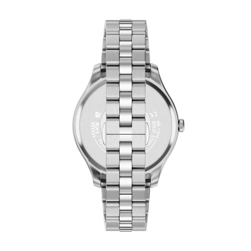 Emporio Armani Three-Hand Date Stainless Steel Watch Set image number 1