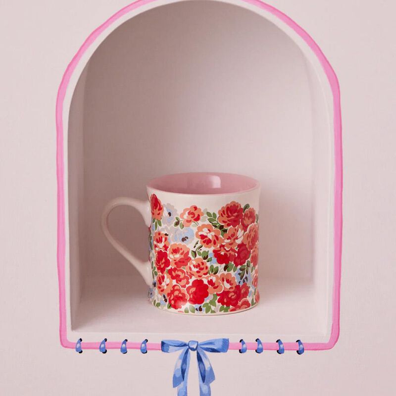 Cath Kidston Roses Red Mollie Mug image number 1
