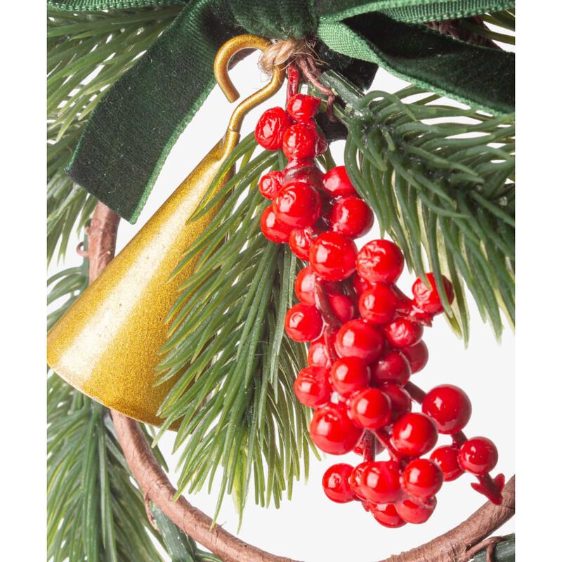 French Country Festive Sprig Mini Wreath image number 1