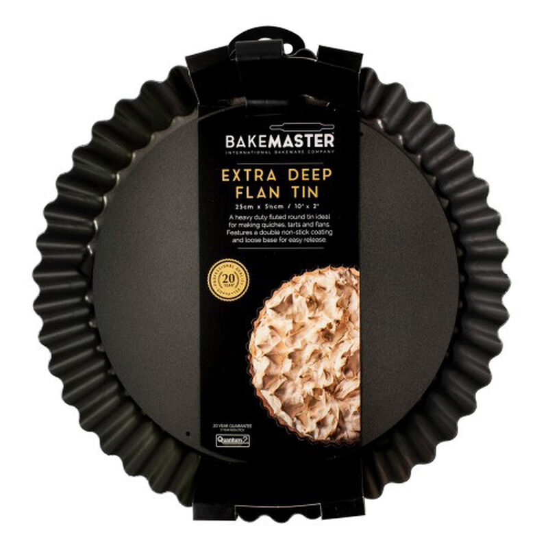 Bakemaster Deep Quiche Pan - 25x5.5cm image number 1