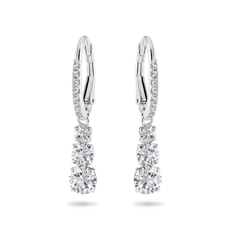 Swarovski Stilla Attract Hoop Earrings image number 0