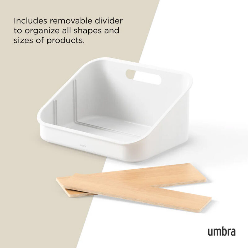 Umbra Bellwood Packet Organiser White/Natural image number 2