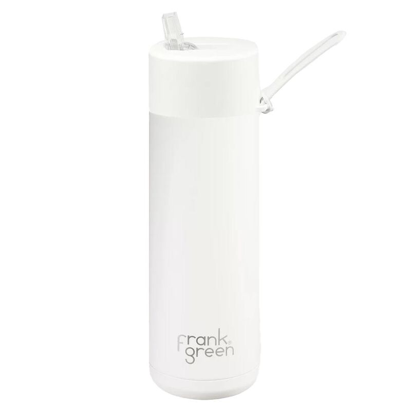 frank green 20oz Ceramic Bottle with Straw Lid Cloud image number 0