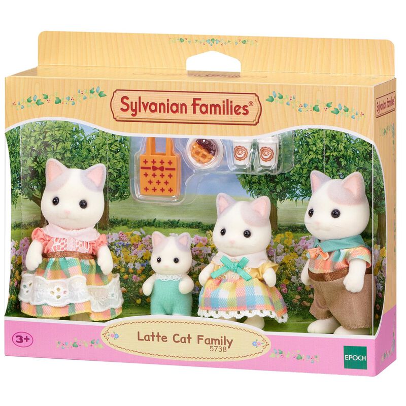 Sylvanian Families Latte Cat Family image number 0