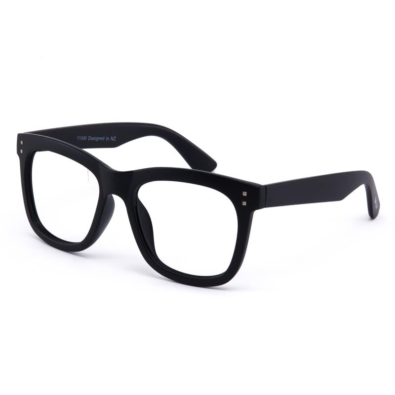 Daily Eyewear 11am - Black Reading Glasses image number 0