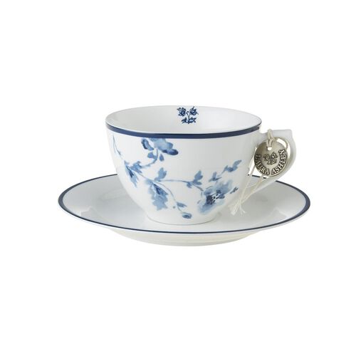 Laura Ashley Cappuccino Cup & Saucer China Rose