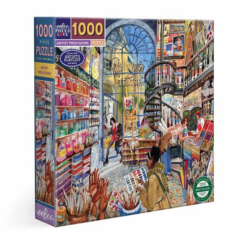 eeboo Artist Provisions 1000 Piece Puzzle