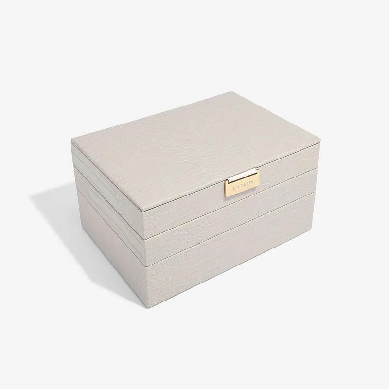 Stackers Classic Jewellery Box Set 3 Putty image number 1