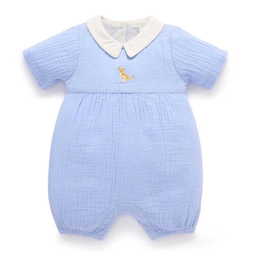 Purebaby Romper With Collar