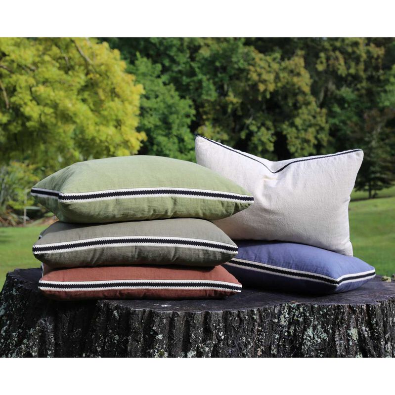 MM Linen Linea Indigo Cushion 60x40 image number 1