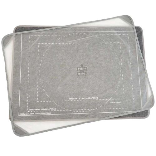 Hinkler Puzzle Master Felt Puzzle Assembly Board with Protective Cover