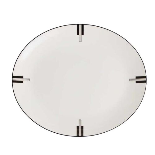 Vera Wangvw Tableware Vw Oval Platter 33cm