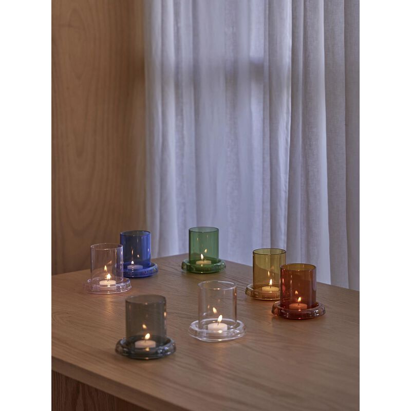 Citt&agrave; Cascade Hurricane Lamp Smoke S image number 2