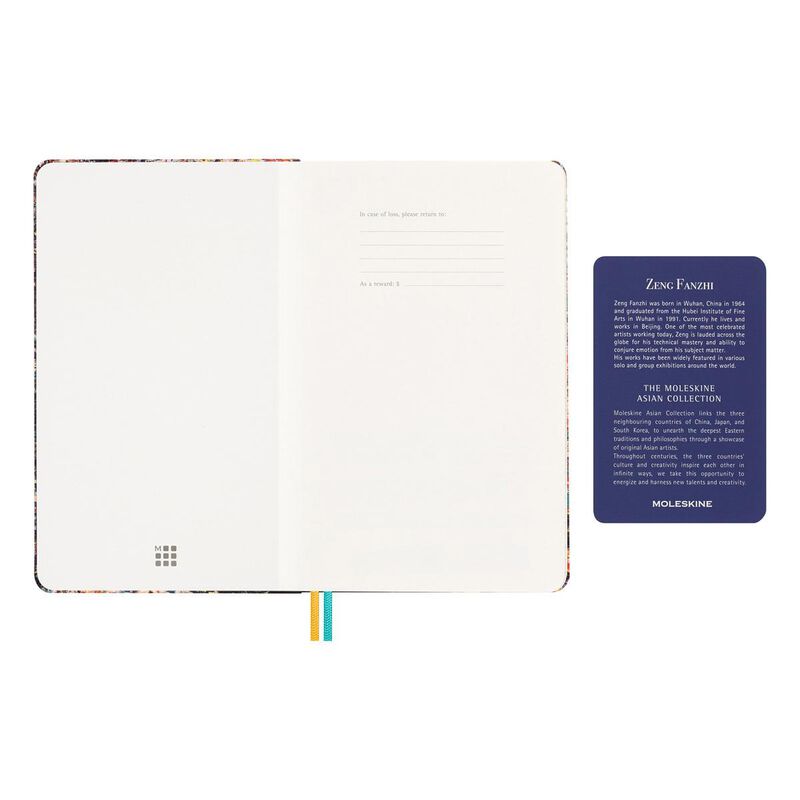 Moleskine Zeng Fan Zhi Year Of The Dragon Large Ruled Hard Notebook Ltd Ed image number 1