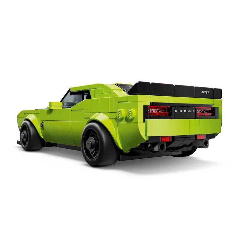 Lego Speed Champions Dodge Challenger Srt Hellcat Sports Car image number 3