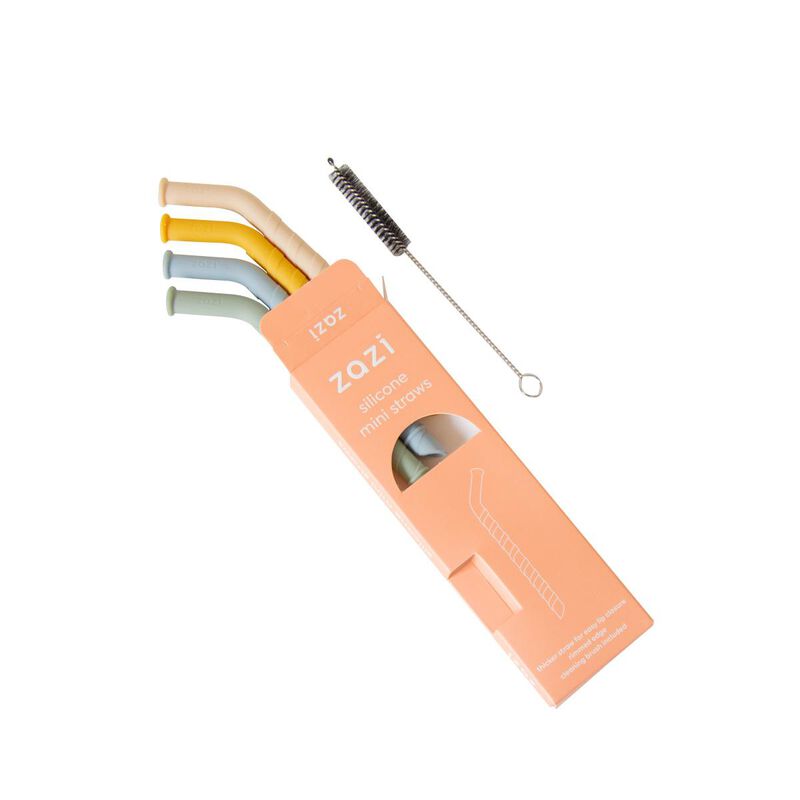 Zazi Silicone Mini Straws image number 0