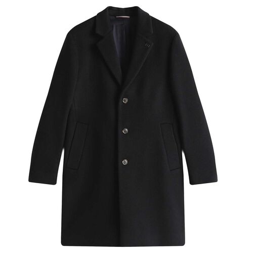 Tommy Hilfiger Smart Casual Wool Blend Single Breasted Coat