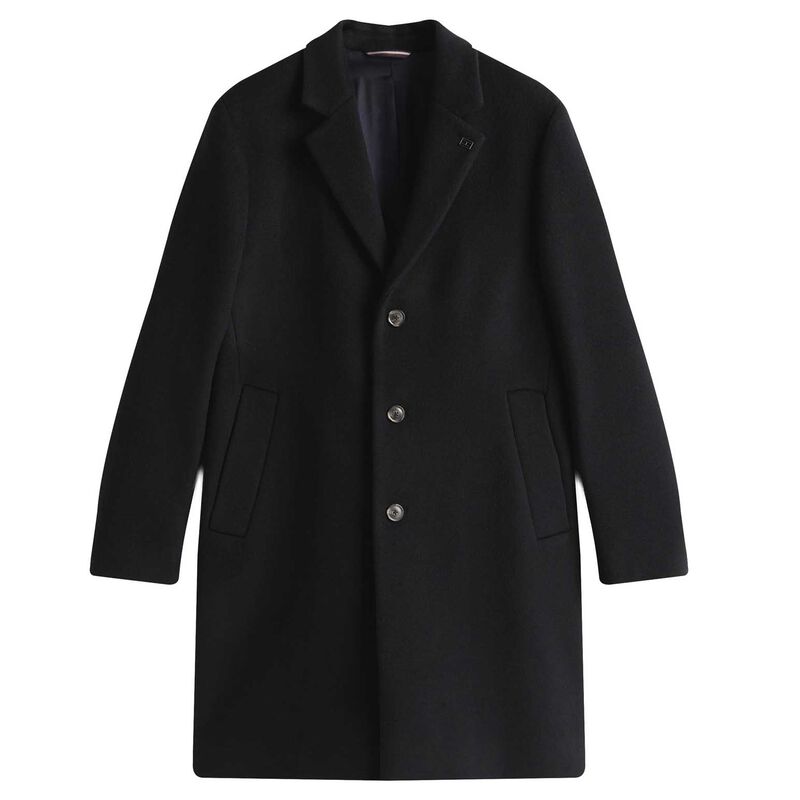 Tommy Hilfiger Smart Casual Wool Blend Single Breasted Coat image number 0