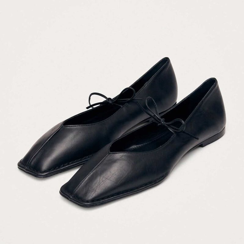 Alohas Sway Leather Ballet Flats image number 2