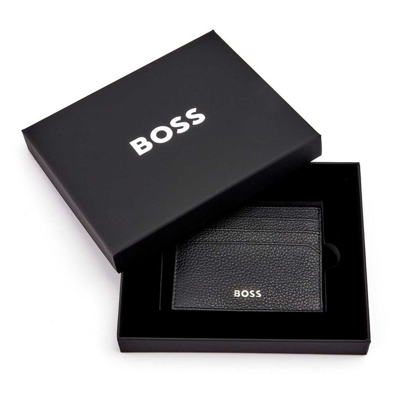 Hugo Boss Card Holder Classic Grained Black image number 1