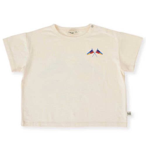 Goldie + Ace Nautical Flag Oversized T-Shirt 3-5Y