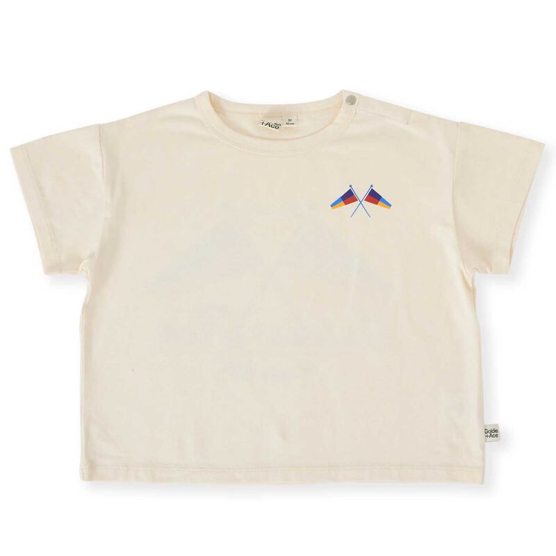 Goldie + Ace Nautical Flag Oversized T-Shirt 3-5Y image number 0