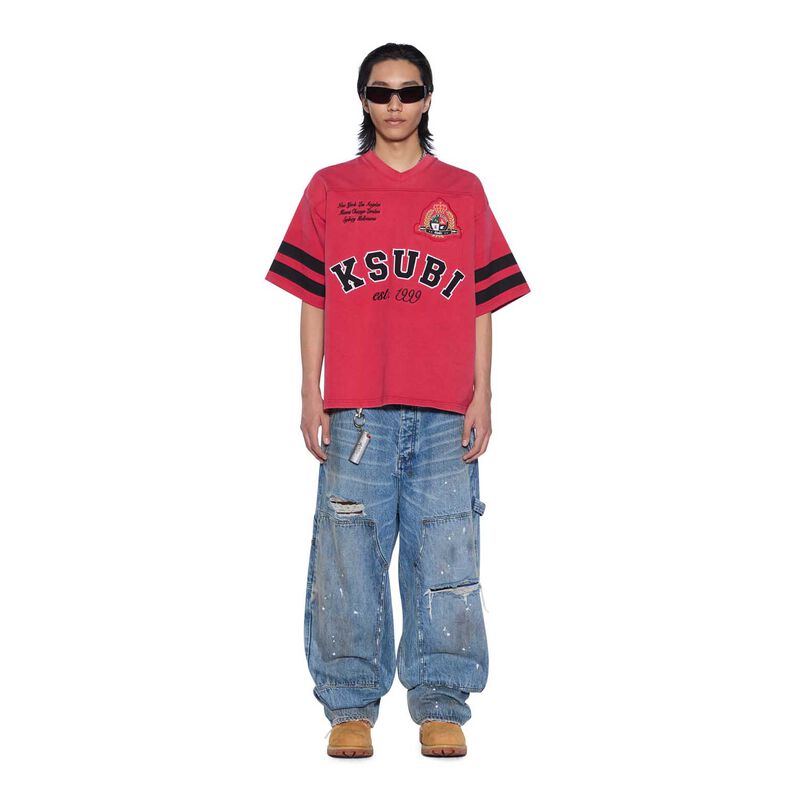 Ksubi Duke SS Jersey Crimson image number 3