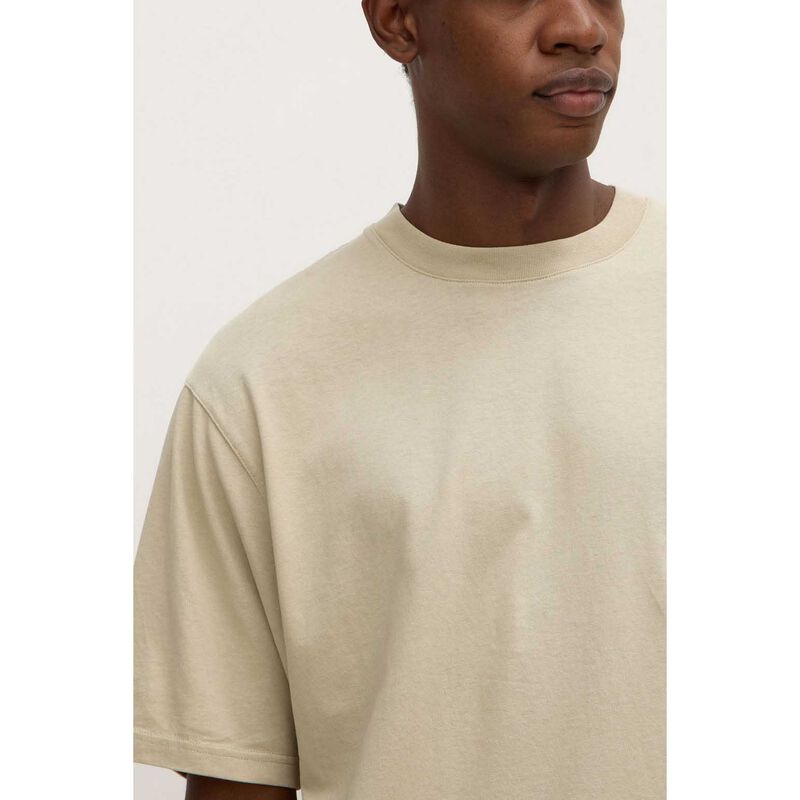 Assembly Label Knox Organic Oversized Tee Sandstone image number 2