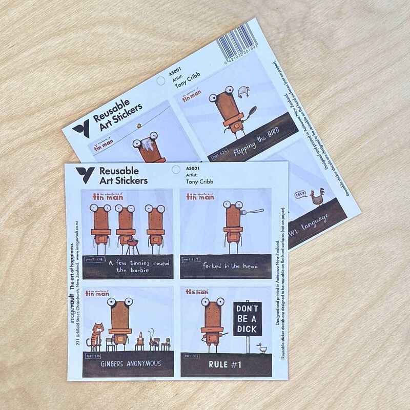 Tin Man 1 Art Stickers image number 2